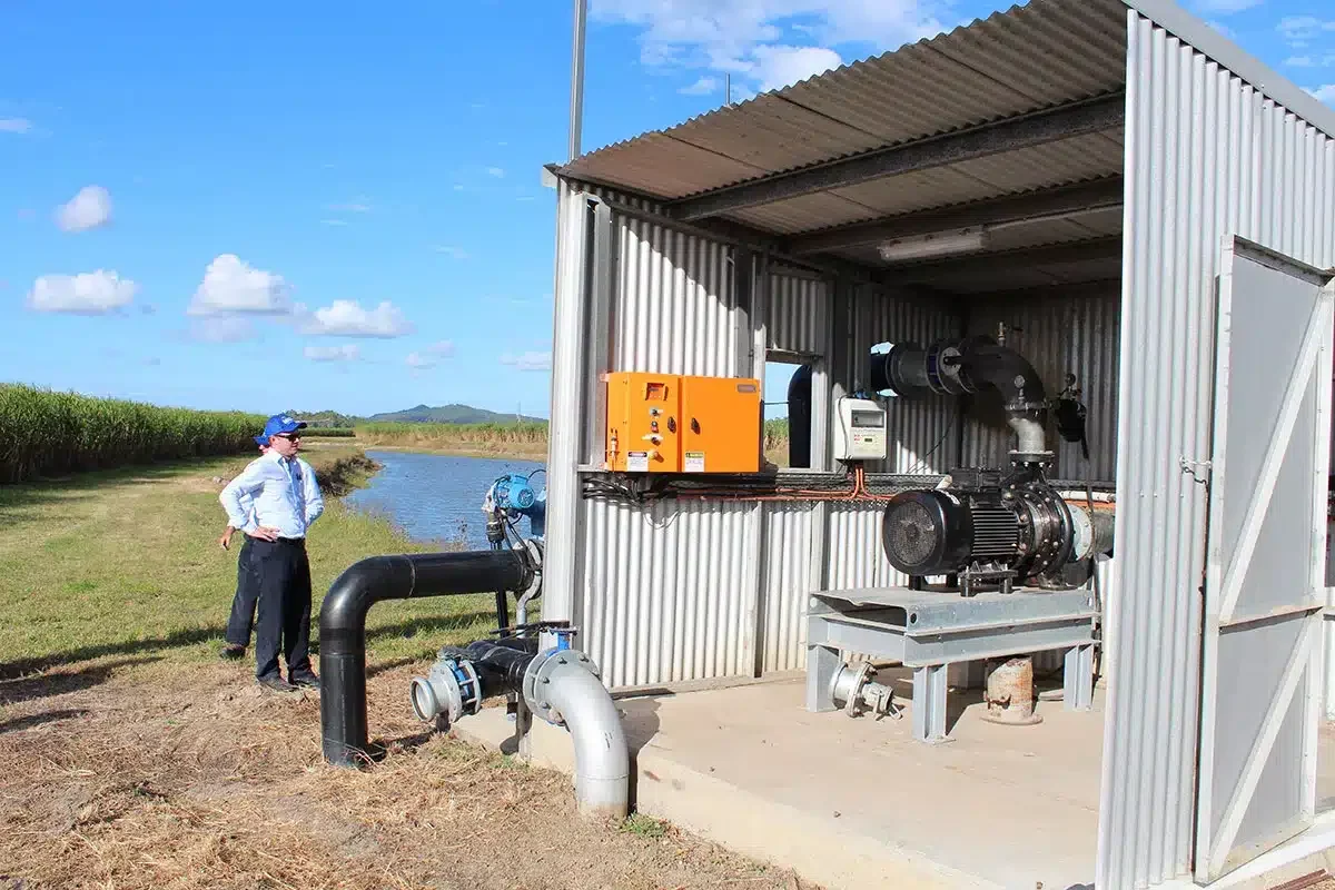 Pump Station for Valley Linear Irrigator