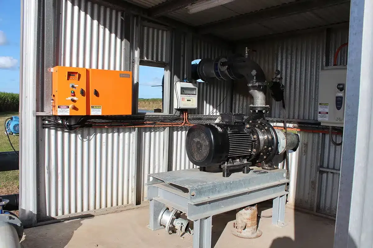 Pump Station for Valley Linear Irrigator