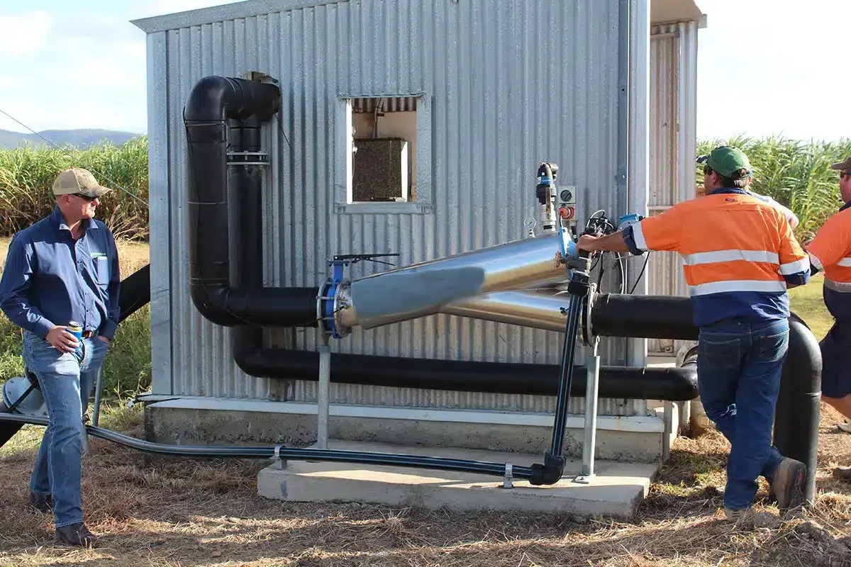 Pump Station for Valley Linear Irrigator