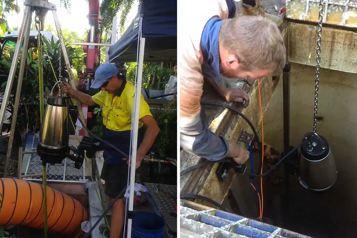 Lowering Grundfos Sump Pump