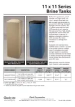 Clack 11×11 Brine Tanks Clack 11x11 Brine Tanks