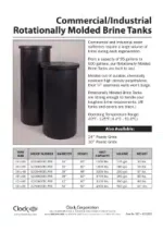 Clack Commercial Industrial Rotationally Moulded Brine Tanks
