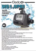 Clack WS1.5PEI Specialist Water Control Valve