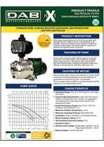 DAB EUROINOX-3050NXTP Multistage Pump + NXT Pro Controller