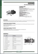 DAB EUROINOX Multistage Centrifugal Pumps