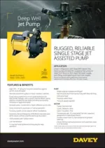 Davey Deep Well Jet Pumps