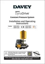 Davey Dynadrive Installation & Operating Instructions