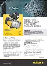 Davey Lifestyle HS Series Pumps with Torrium2