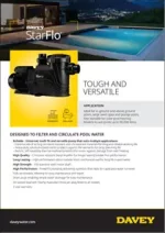 Davey StarFlo Pool Pumps Datasheet