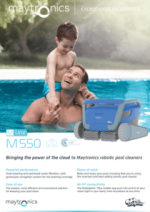 Dolphin M 550 Robotic Pool Cleaner Brochure Image