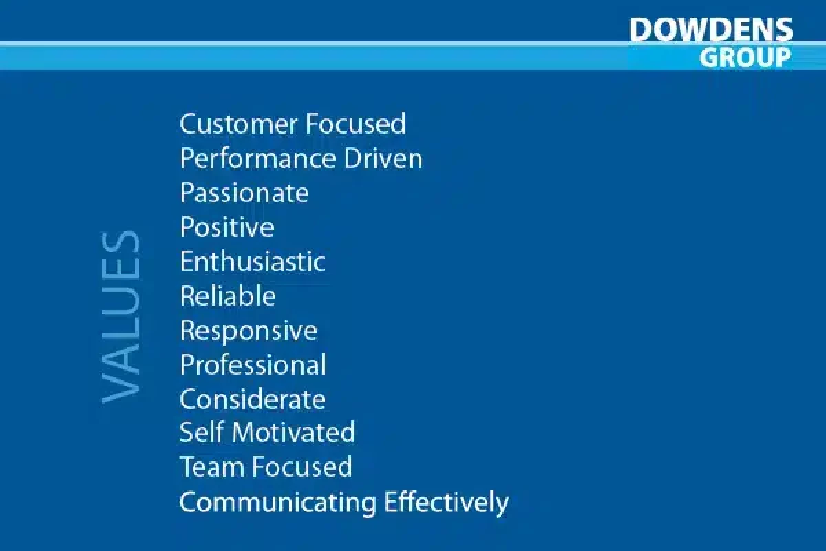 Dowdens Group Values