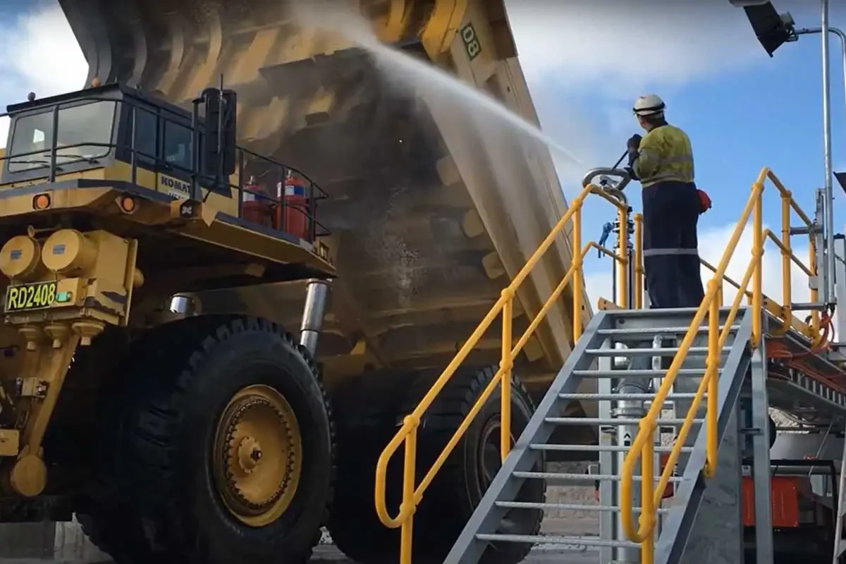 Mine Vehicle Wash Down Facility