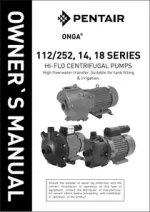 Onga HI-FLO 112-252 – 14-18 Series Owners Manual Onga HI-FLO 112-252 - 14-18 Series Owners Manual