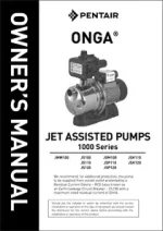Onga JMP Series Owners Manual Onga JMP Series Owners Manual