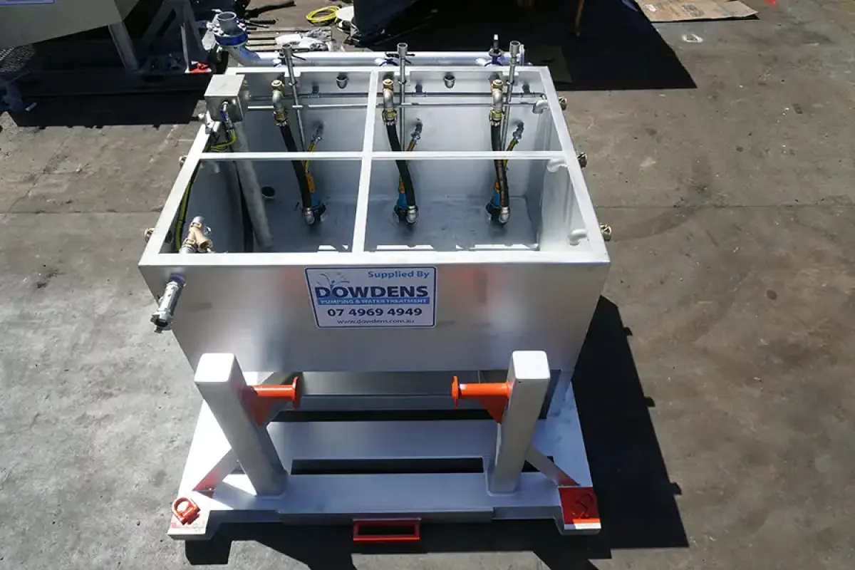 Underground Mine Site Pneumatic Dewatering Pod