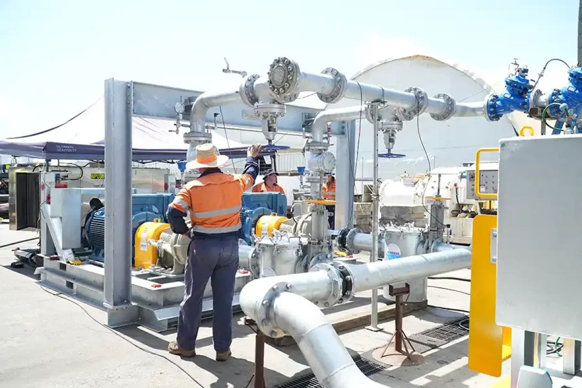 Underground Dewatering Dual Pumps