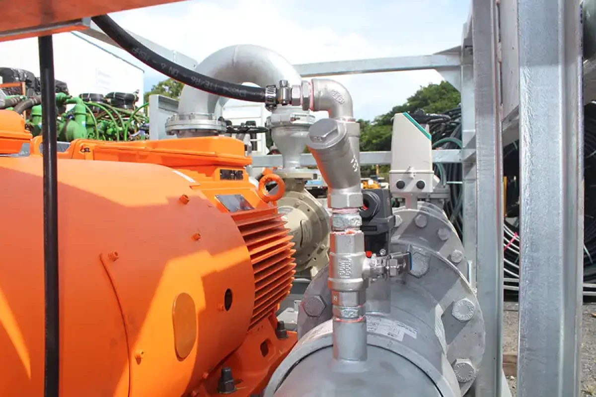 Underground Mining Booster Pump Skid