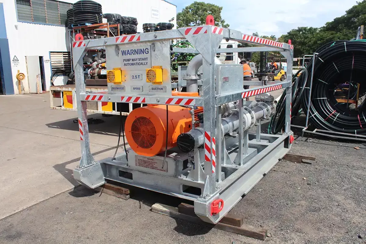 Underground Mining Booster Pump Skid