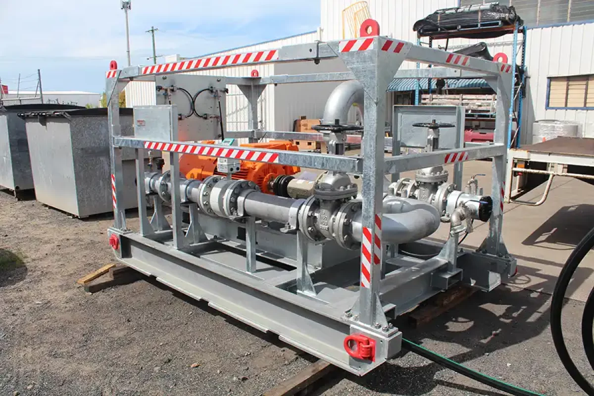 Underground Mining Booster Pump Skid