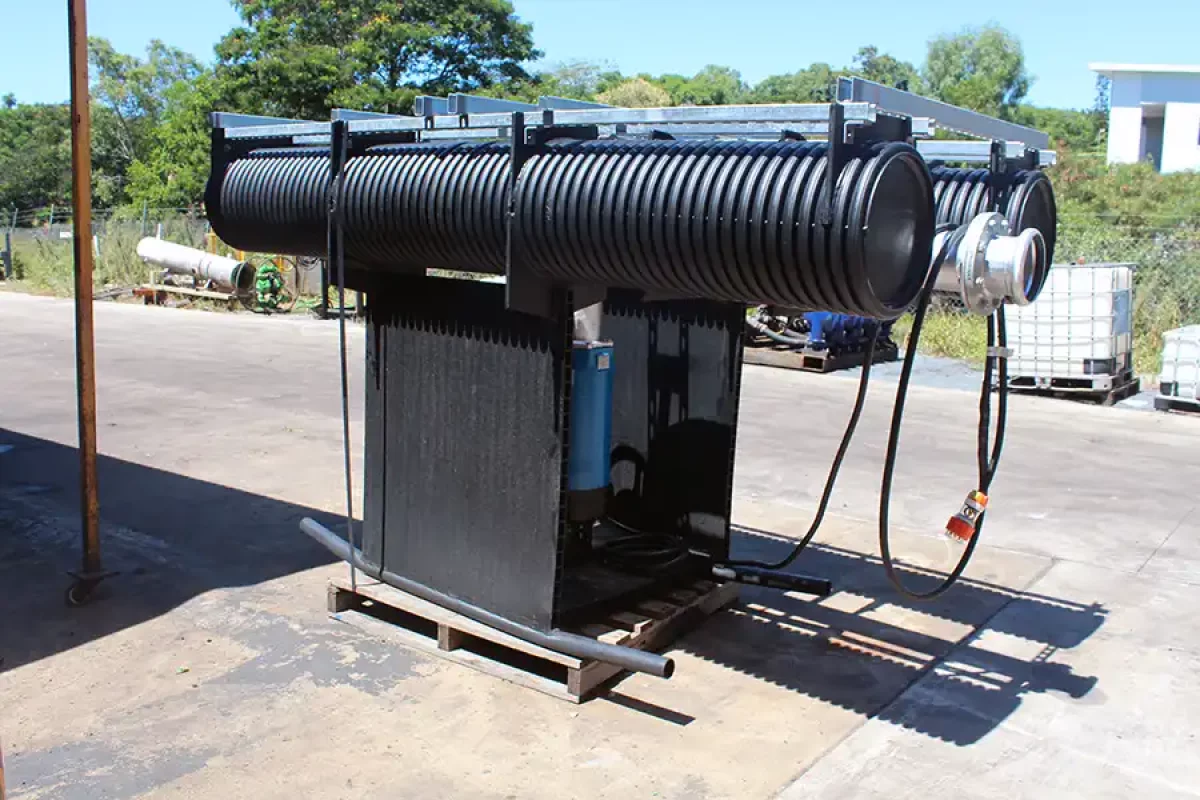 Submersible Tsurumi Pump Pontoon System