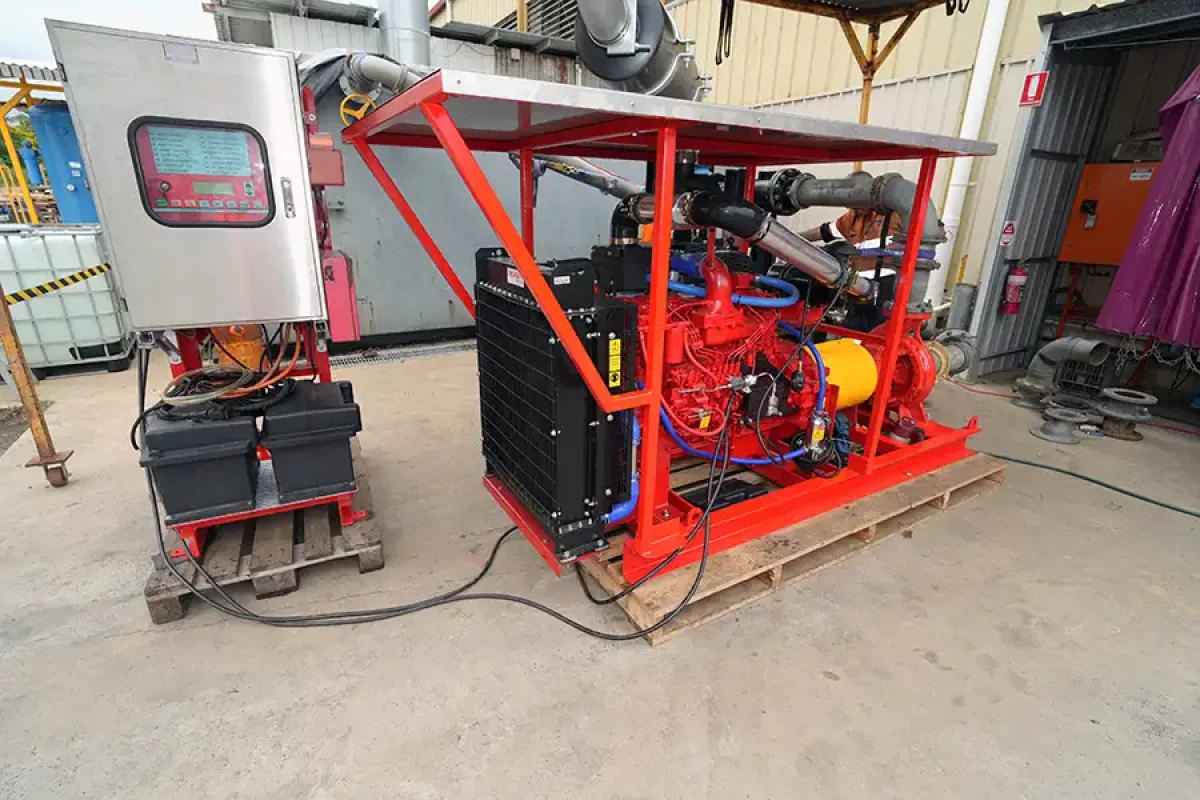 Testing Mine Site Diesel Fire Pump System