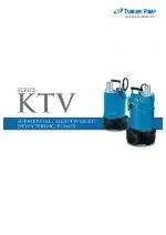 Tsurumi KTV Submersible Lightweight Dewatering Pumps