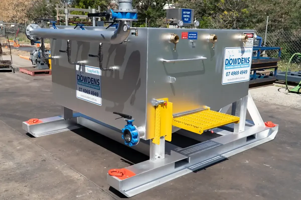 Dowdens Pneumatic Dewatering Pod