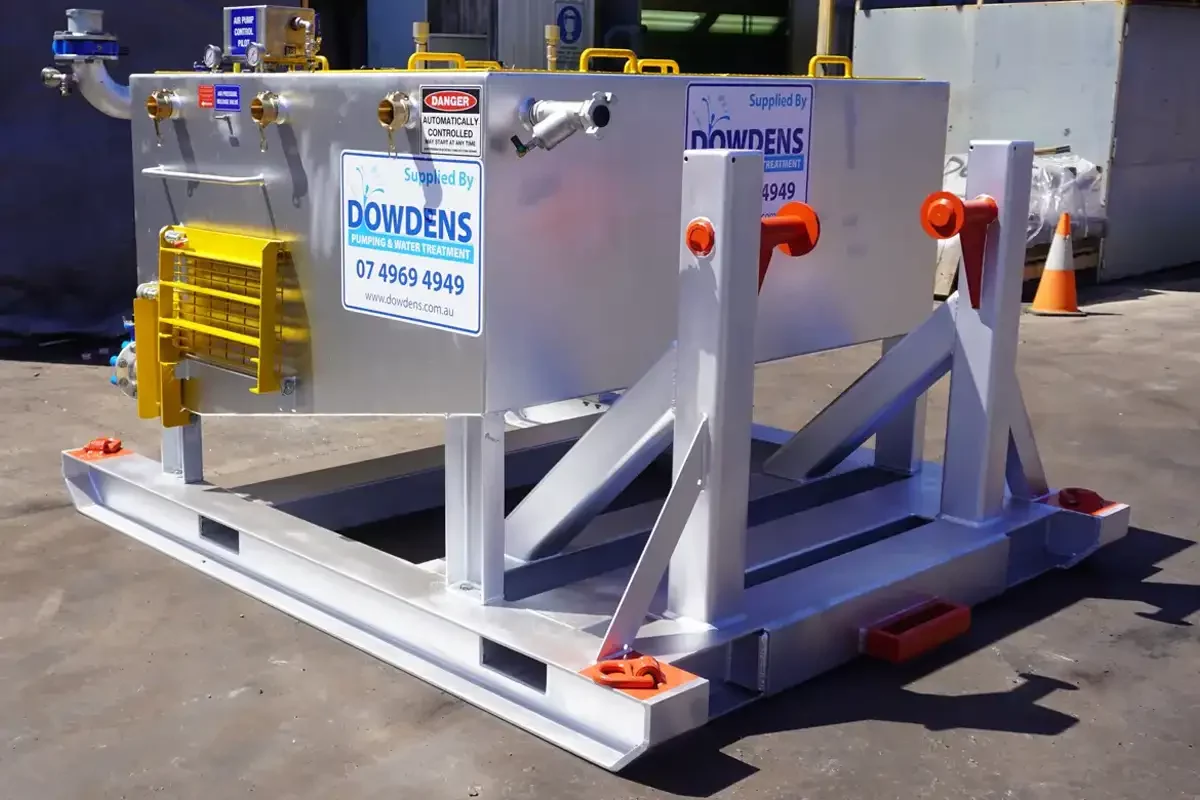 Dowdens Pneumatic Dewatering Pod