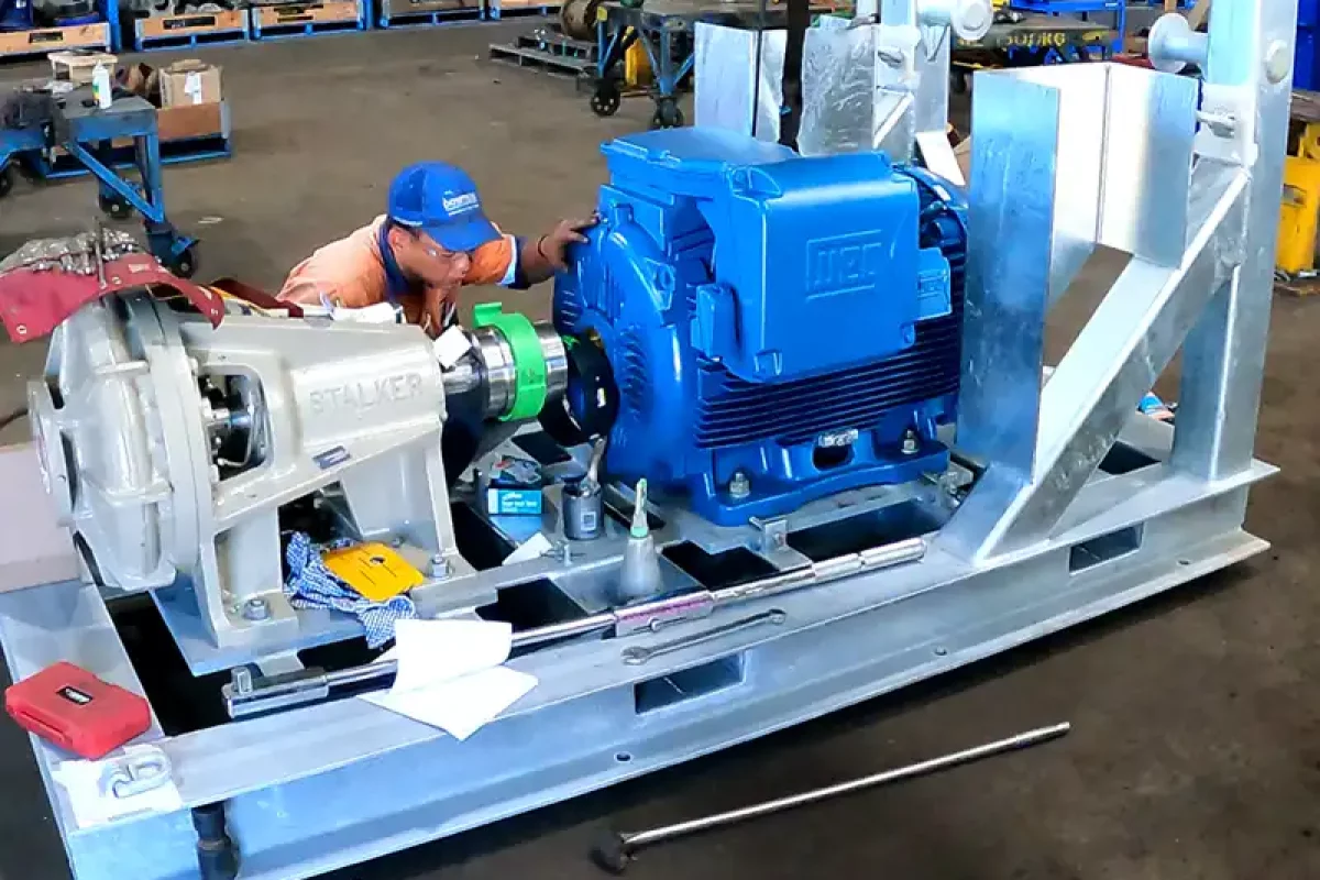 WEG Motor - Stalker Pump Precision Alignment