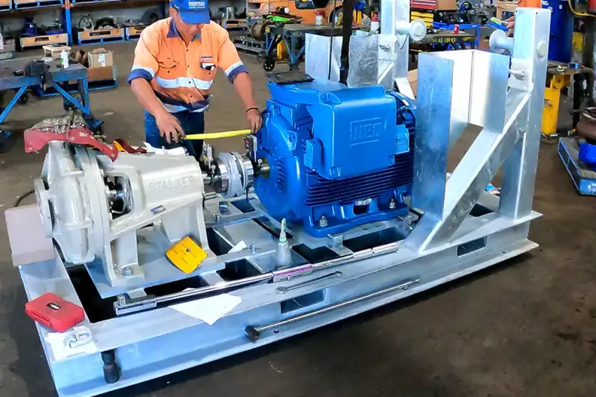 WEG Motor - Stalker Pump Precision Alignment